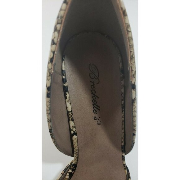 Breckelle's ~Woman Size 8.5M~ Animal Print High Heel Stiletto Shoes. - Picture 10 of 12